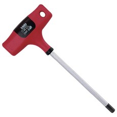 Felo T型膠柄六角板手 人體工學橡膠包覆握柄 高防滑握柄 吊掛孔設計 德國製造, 1支