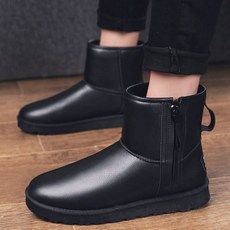 모아샵 버클 남자 털 부츠 남성 겨울 신발 방한화 털 신발 따듯한신발 남자털신발