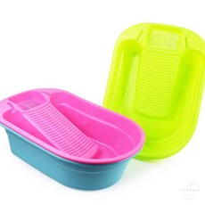 브이앤맥 빨래판 겸용 컬러 대야 브이앤맥 빨래판겸용대야