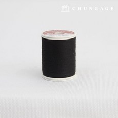 천가게 재봉실 미싱실 60수 3합 소형재봉사 100색, 95) 검정, 1개