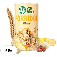 원데이모어 바나나 포리지 시리얼, 450g, 6개