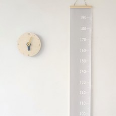 2 신장계 벽걸이 측정기 아이 펜으로 쓸 수 있는 세련된 북유럽 목제 파인재