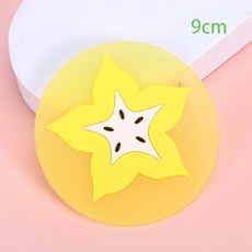 테이블 책상용 미니 실리콘 스탠드 도구 플레이스매트 패드 슬립 홀더 매트 개별 주방, 라운드, M, carambola