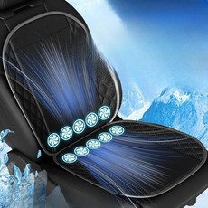 통풍 시트 리무진 커버 쿨 차량 자동차, 1개, 단일품: 블랙(가방에 포장됨), 1개