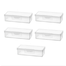 휴대용 치실 면봉 보관통, 5개, 70ml