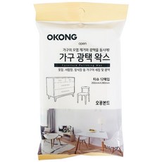 오공 가구 광택 왁스 티슈 12매입, 12개