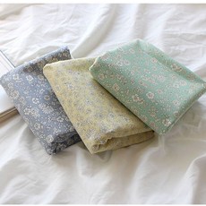 원단 퀼트 면20수 110cm X 90cm 플라워, 1개, 그레이