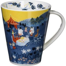 山加商店 Yamakasyoten 무민 Ruonto 라지 머그 500ml Hill 그린 Merchandise Nordic Tableware 일본제조 MM3201-35 455534, 03. Party