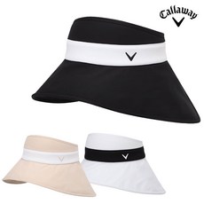 캘러웨이 2025 여성 골프모자 딜라이트 바이저 바이저 썬캡, 베이지