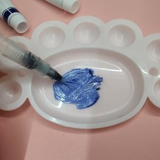 아크릴화용 미니손잡이 파레트 도구 팔레트판