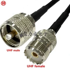 UHF SO239-SMA 크림프 RG58 동축 확장 커넥터 수 암 빠른 배송 RF, 09 type10-1pcs, 05 50cm, 01 CHINA