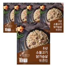 흑닭 소불고기 닭가슴살 볶음밥, 5개, 300g