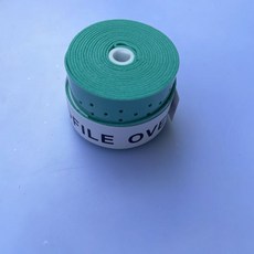 테니스 연습 점성 그립 통기성 천공 오버 PU 패들 라켓 미끄럼 방지 스웨트 밴드 스쿼시 30 개, W Tiffan Blue, 1개