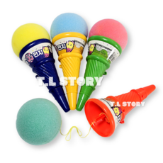 아이스크림 펀치총 장난감 플라잉 팡팡 콘펀치 추억의 장난감, 랜덤1p, 1개