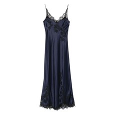 카린길슨 V넥 레이스 디테일 나이트 드레스