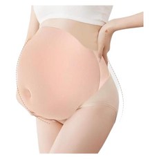 임산부체험 배모형 가짜 임신 만삭 학습 복대 분장 교육 5-7개월 모형, C. S사이즈-고탄배높이7