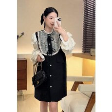 금성여자 패딩원피스 여성겨울원피스 따뜻한원피스