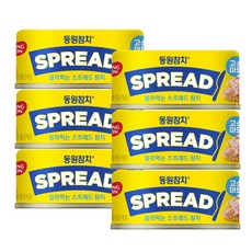 동원참치 스프레드 고소마요, 100g, 6개