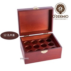 歐丹尼【高級12孔精油木盒/收納盒】內格可抽取 最多可放24瓶10ml精油, 1個