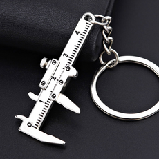 작은 버니어캘리퍼스키링 미니 소형 버니어캘리퍼스열쇠고리 휴대용