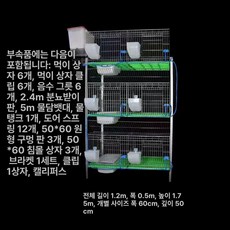 사육장 대형 트레이 철장 농장 케이지 닭장 토끼장, 1개, 6칸 3칸 매립형 산란 상자