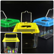 큐모아리빙 미니어항 곤충채집통 관찰채집통 파충류케이지 사슴벌레채집 파충류용품 곤충사육통