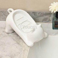 물빠짐 고양이 비누 케이스 보관함 홀더 거치대 받침대, 1개, 참조