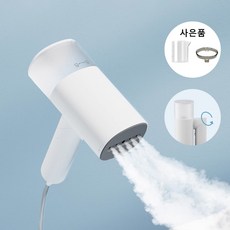 SEVOREN 폴더블 파워스팀 초고속예열 핸디형 2in1 원터치 스팀다리미, 화이트, F-GTJ001