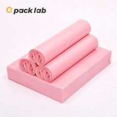 epacklab 핑크 택배봉투 접착식 의류 포장봉투 파스텔 방수 두꺼운 0.07T 신재, 100개