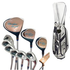 【MEGA GOLF】翡翠女王 日規女用套裝組 （搭贈木桿套/球袋 ）, 翡翠女王 女用套裝組