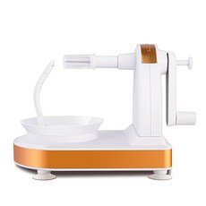 手搖蘋果削皮機 快速多功能削皮器, 白金款, 1個