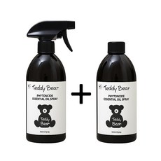 테디베어 국산 프리미엄 3% 편백오일 편백수 스프레이 피톤치드 탈취제 500ml 본품+500ml 리필 세트, 1세트, 1000ml