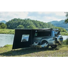 야외용 측면 캐노피 텐트 알루미늄 합금 하드쉘 캠핑 어닝 옥스포드 원단 SUV 오프로드 차량용 1인용 구조, 09 2x2.5m AS PIC