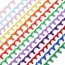 폴리에스터 플리츠 레이스 트리밍 그라데이션 색상 구슬 커튼 장식 DIY, 1개, 믹스 컬러 239