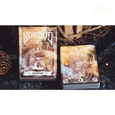 808 MAGIC 魔術道具 solokid 撲克牌 12星座 十二星座 星座撲克牌 雙子座 收藏 限量, 1個