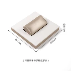 샴페인 화이트 디스플레이 케이스 목걸이 랙 하이 엔드 옥 보석 소품 카운터 크리스탈 전시 스탠드, 23 A06