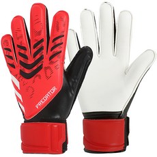 아디다스 PREDATOR TRAINING GOALKEEPER GLOVES KID'S 유소년용 골키퍼 장갑, 1개, Black+Lucid Red+White