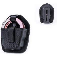 클립 홀스터 벨트 클램프 체인 및 전술 조끼용 힌지 핸드 커프 파우치가 있는 넥스토크 V12 V22 핸드커프 홀더 헤비 듀티 나일론 케이스, V12 Fit for ≤ 55mm