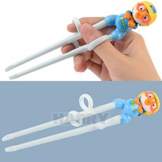NAUM 뽀로로 에디슨 젓가락 1단계 유아수저