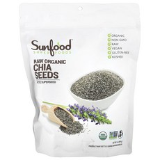 Sunfood 무가공 유기농 치아씨 454g(1lb), Sunfood 무가공 유기농 치아씨 454g1lb