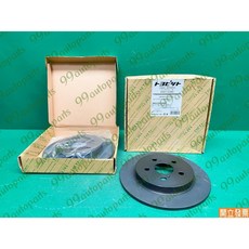 (汽車零件專家)豐田 ALTIS 1.8 後輪 後 碟盤 煞車盤 剎車盤 剎車碟盤 煞車碟盤 42431-02260, 1個