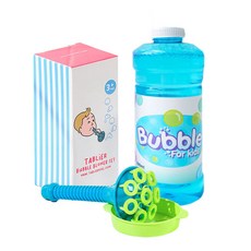 이지고 소리나는 트럼펫 비누방울세트 유아 비눗방울 버블용액 실내용 실내비눗방울놀이, 1개
