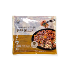 연탄불고기 간장 돼지 양념 불향 석쇠불고기 밀키트 500g, 3개