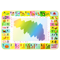 兒童水果動物字母數字塗鴉水畫布 120x90