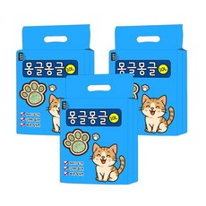 마마쇼 고양이모래 몽글몽글 두부모래 모음, 3개, 10L, 녹차향