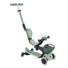 GLOBBER GO UP 360 5合1多功能滑步車/滑板車, 森林野營綠, 1個