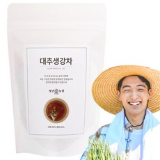 청년농원 대추생강차 티백 국산 100% 건강차 대용량 전통차, 1.2g, 50개입, 1개
