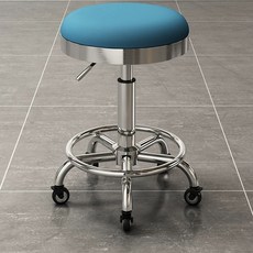 스텐 스툴 의자 미용실 철 간이 인테리어 블랙 단일 발톱 이동식 진료