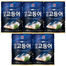 사조 고등어 / 통조림, 5개, 300g