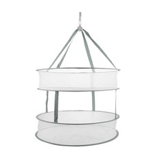 晾衣網 曬衣網 曬襪網 可折疊雙層晾衣架 透氣曬衣籃 枕頭曬網, 白